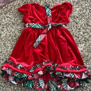 Bonnie Baby 18m Christmas velvet dress